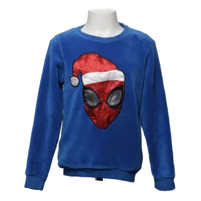 Weihnachtspullover (Blau) von Marvel Spiderman Recyceltes Polyester