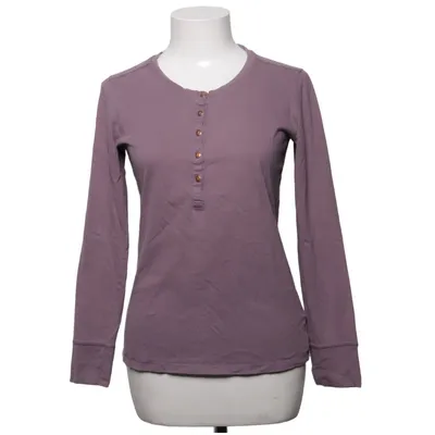 Henley shirt (Lila) van Schiesser Katoen