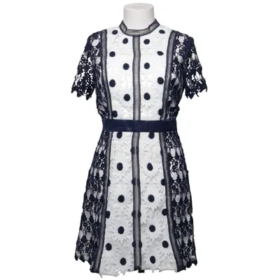 Klänning (Vit, Blå) från Chi Chi London Polyester