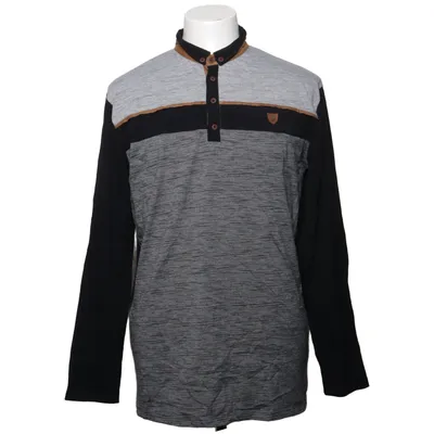 Chemise (Gris, Noir, Marron) de Leif Nelson Coton, Élasthane