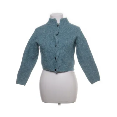 Cardigan (Bleu) de Gestuz Laine d'alpaga, Élasthane, Polyester recyclé