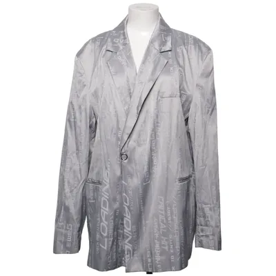 Blazer (Gray) from Collusion Cotton, Elastane, Polyester