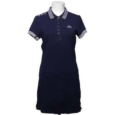 Pikéklänning (Blå, Vit) från Albatross Bomull, Elastan