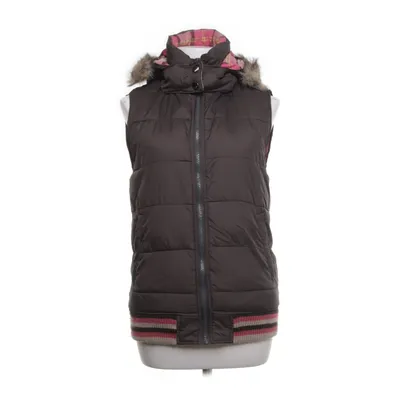 Outer vest (Brown) from White Season Skiwear Nylon, Cotton, Polyester, Fur, Acrylic