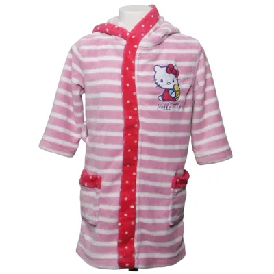 Bathrobe (Pink, White) from Hello Kitty by Sanrio Polyester