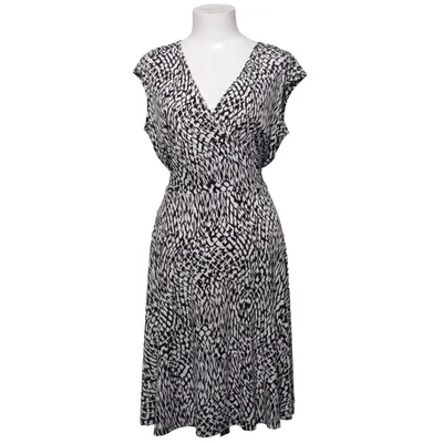 Jurk (Zwart, Wit) van Sandra Darren Elastaan, Polyester