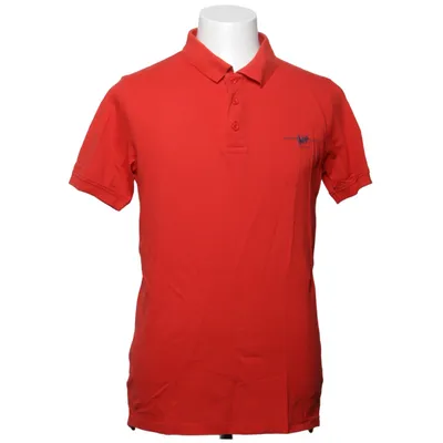 Poloshirt (Rood) van Harvey Miller Katoen, Elastaan