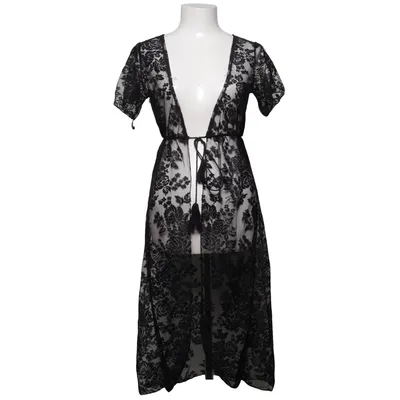 Robe de plage (Noir) Coton, Polyester