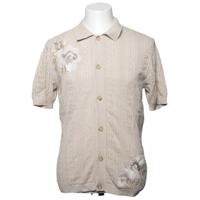 Cardigan (Beige) de Topman Acrylique, Coton