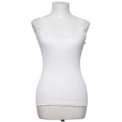 Tanktop (Babette Sl U-Neck Lace Top) van Rosemunde Katoen, Elastaan, Polyamide, Zijde