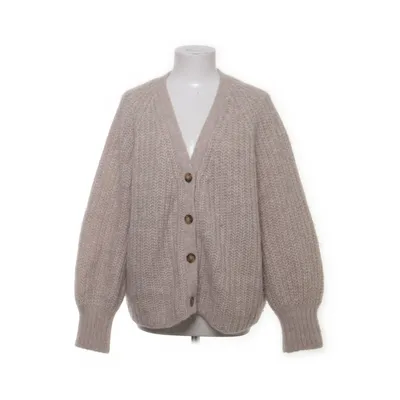 Cardigan (Beige) from La Maille Sézane Alpaca wool, Polyamide, Recycled polyester