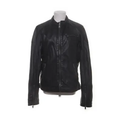 Leather jacket (Gray) from Lee Cooper Leather, Polyester