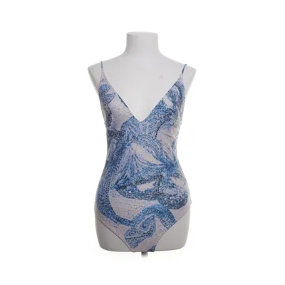 Badpak (Blauw, Beige) van H&M Conscious Collection Exclusive Polyester, Polyamide, Elastaan