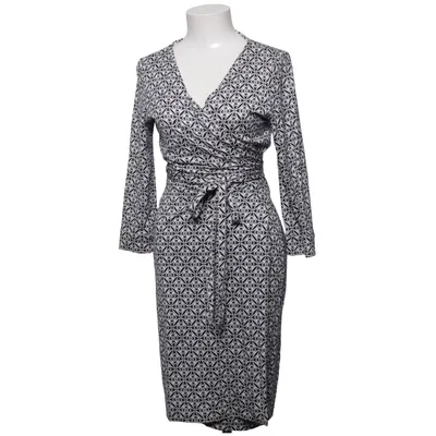 Wikkeljurk (Blauw, Wit) van Diane von Furstenberg Zijde