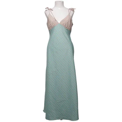 Långklänning (Grön, Beige, Vit) från Fashion Union Elastan, Polyester