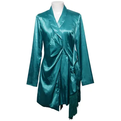 Omlottklänning (Grön) från Saint Genies Elastan, Polyester