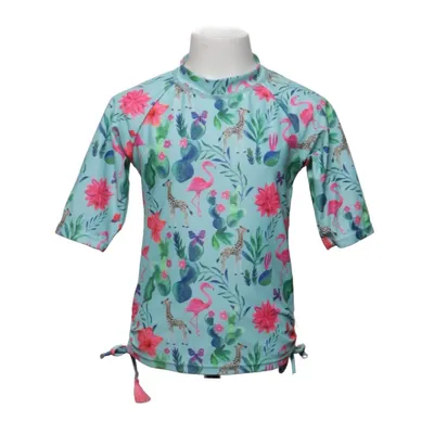 Zwemshirt (Groen, Roze, Meerkleurig) van Pusblu Elastaan, Polyester