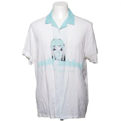 Chemise à manches courtes (Blanc, Bleu, Multicolore) de Night Addict Viscose