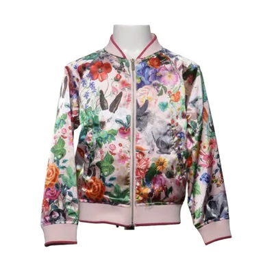 Bomber jacket (Pink, Multicolored) from Nathalie Lété x H&M Polyester, Elastane