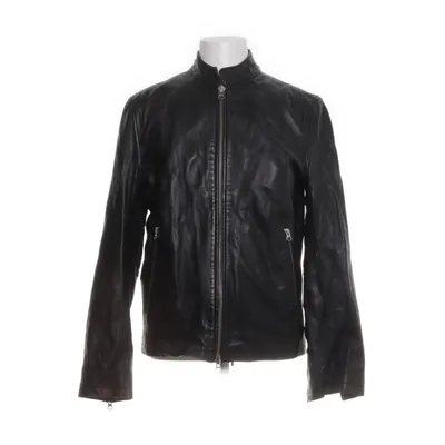 Leather jacket (Black) from Human Scales Polyester, Leather