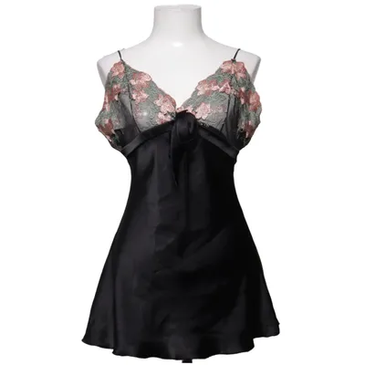 Negligé (Zwart, Roze) van Sabrina