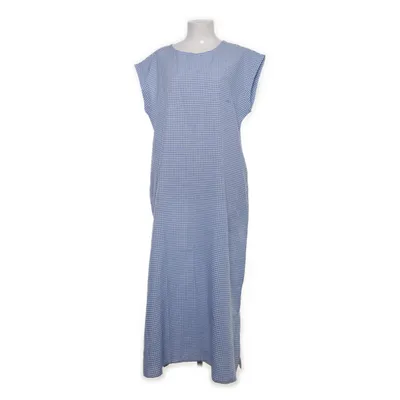 Maxi dress (Blue, White) from Zanzea Collection Cotton, Polyester