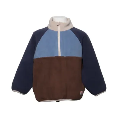 Fleece trui (Blauw, Bruin, Beige) van Zara Elastaan, Polyester