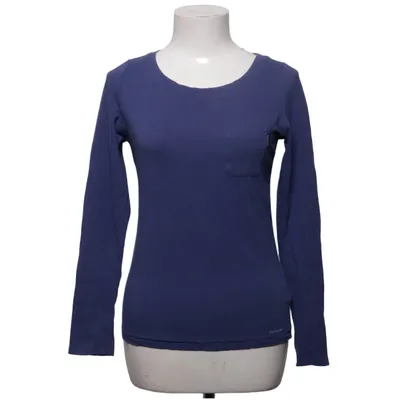 Lange mouwen shirt (Blauw) van Calvin Klein Sleepwear Katoen, Elastaan