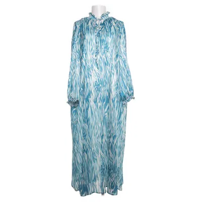 Maxi jurk (Blauw, Wit) van Y.A.S