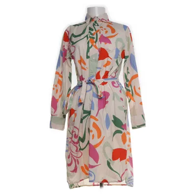 Shirt dress (Beige, Multicolored) from Jonas Nielsen Organic cotton