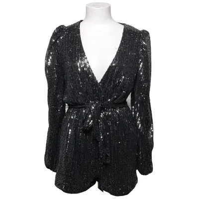 Jumpsuit (Zwart, Zilver) van Nasty Gal Polyester