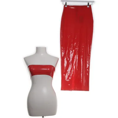 Set (Röd) från Fashion Nova Elastan, Polyester