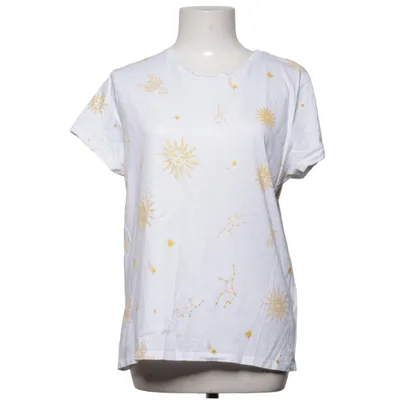 T-shirt (Weiß, Gelb) von Clockhouse by C&A Baumwolle