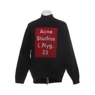 Collegetröja (Svart, Röd) från Acne Studios Bomull, Polyester