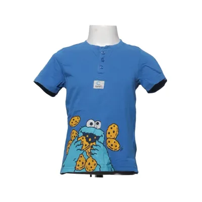 T-shirt (Blå, Flerfarvet) fra Sesame Street Bomuld