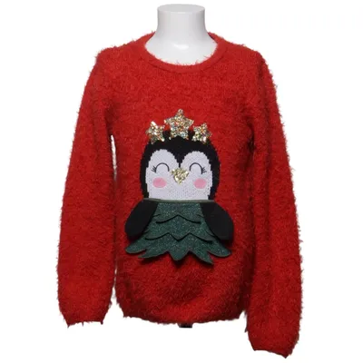 Jultröja (Röd, Flerfärgad) från LC Waikiki Girls Akryl, Polyester