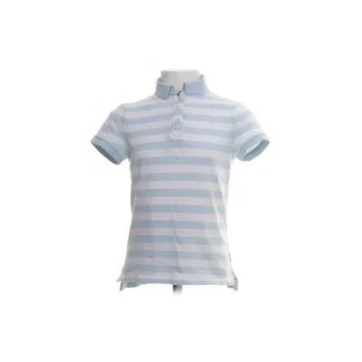 Polo shirt (Blue, White) from Abercrombie Cotton, Elastane