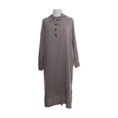 Hood dress (Gray) from Belemir Moda Elastane, Polyester