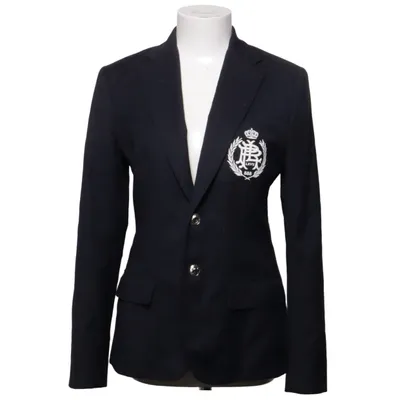 Blazer (Sort) fra Ralph Lauren Viscose, Uld