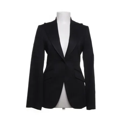 Blazer (Black) from Massimo Dutti Woman Viscose, Wool, Elastane, Acetate