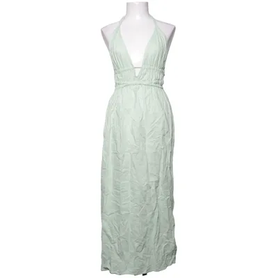 Maxi dress (Green) from Zara Cotton, Linen
