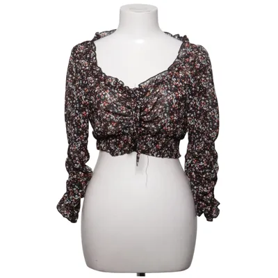 Crop top (Sort, Flerfarvet) fra Mint Vanilla Polyester