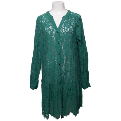 Shirt dress (Green) from Zizzi