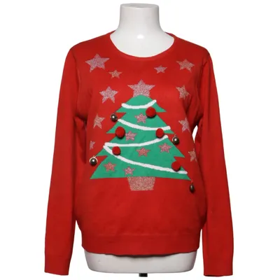 Kersttrui (Rood, Groen, Meerkleurig) van A.M.London Acryl, Metallvezel, Polyester