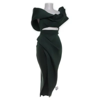 Cocktailjurk (Groen) van ASOS Design Polyester, Elastaan