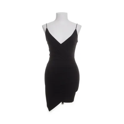 Jurk (Zwart) van Rare London Polyester, Elastaan