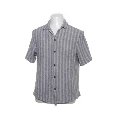 Chemise à manches courtes (Gris, Blanc) de Zara Coton, Polyester