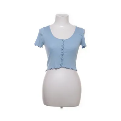 Crop top (Blauw) van Rosemunde Katoen, Zijde