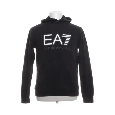 Capuchon sweater (Zwart) van Emporio Armani Katoen, Elastaan