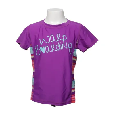 Zwemshirt (Lila, Meerkleurig) van Warp Elastaan, Polyamide